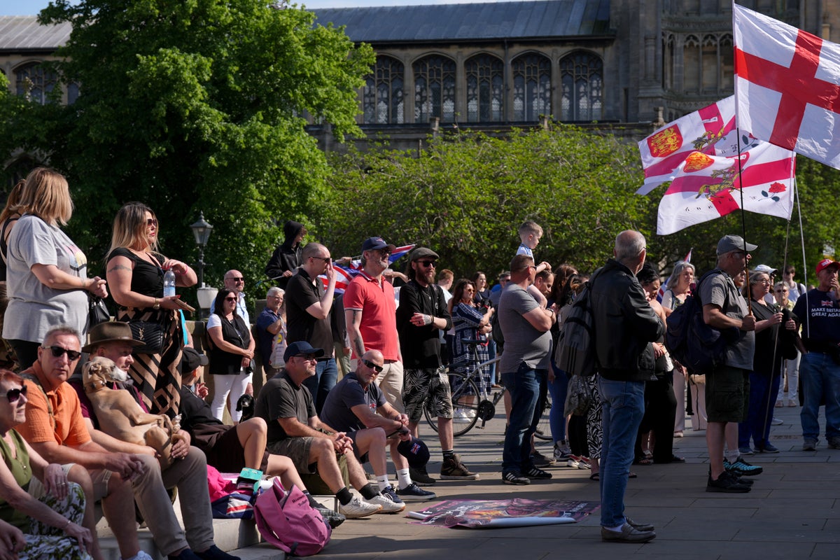Anti-immigration protest held in Norfolk after seven refugees charged with child sexual offences