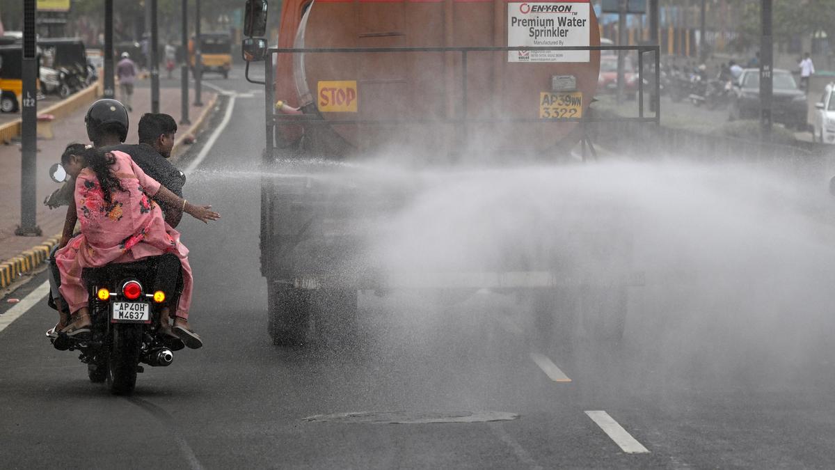 VPA deploys mist cannons on beach road amid soaring temperature