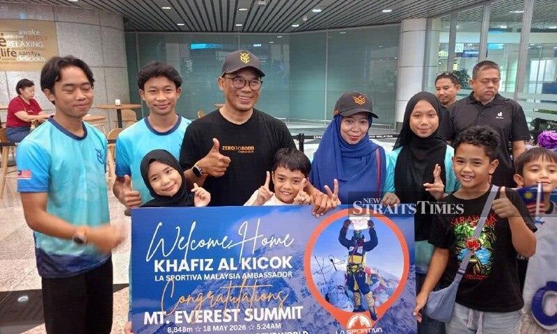 Everest conqueror Khafiz safely returns home after two-month expedition