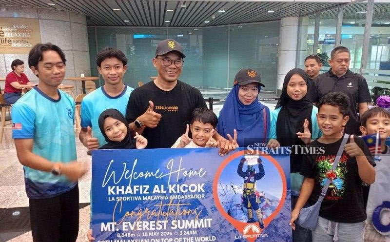 Everest conqueror Khafiz safely returns home after two-month expedition