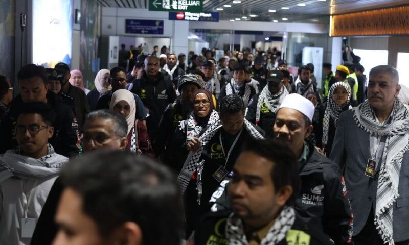 28 Malaysian Gaza flotilla volunteers return home after Israeli detention