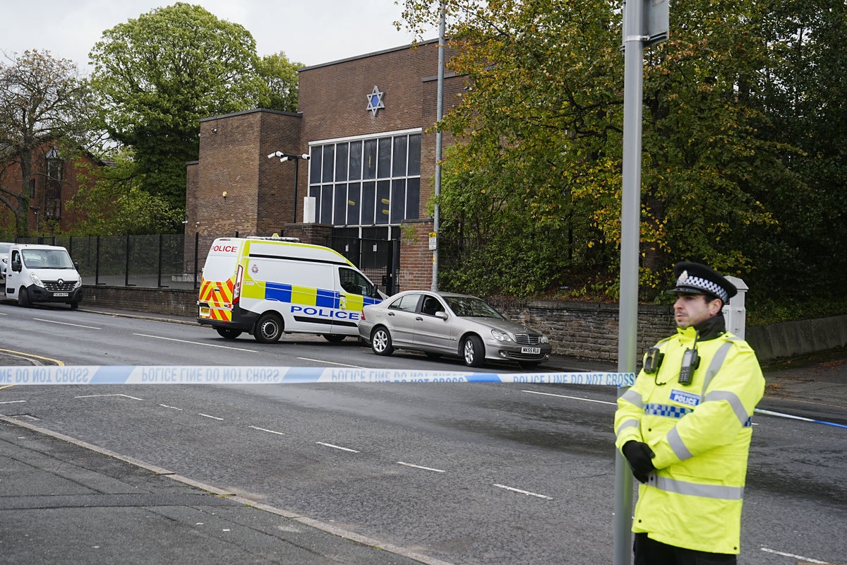 Man arrested on suspicion of failing to disclose information about Manchester synagogue attack