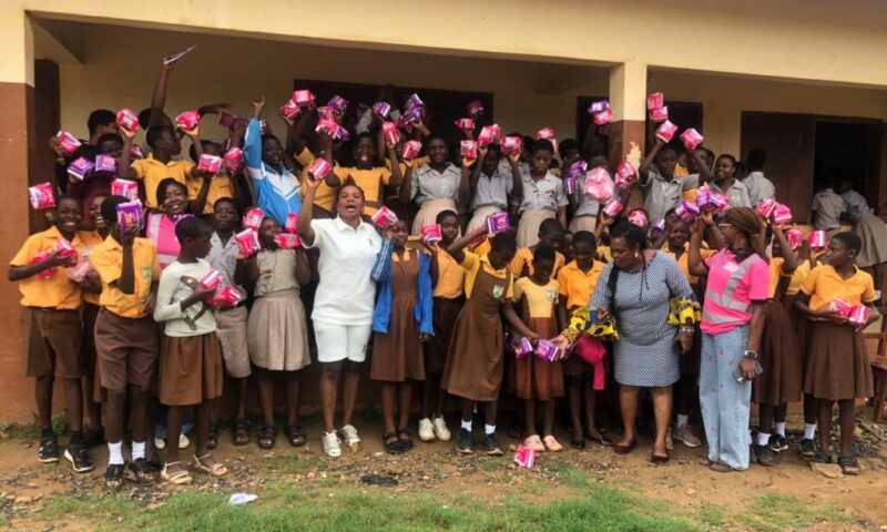 WIM Ghana empowers young girls through ‘One Girl Child, Two Sanitary Pads’ initiative at Ningo Prampram