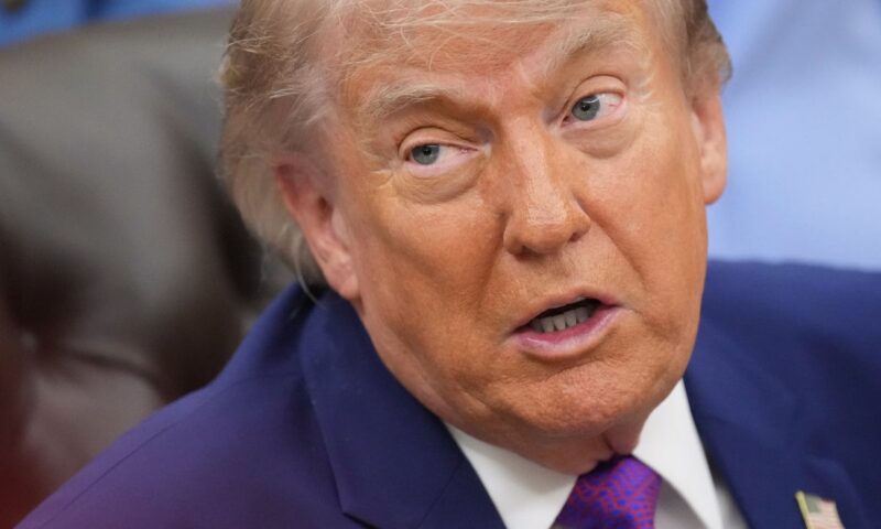 Trump uses Memorial Day to rip ‘Dumocrats’ and blast his Republican foes – with barely a mention of fallen troops