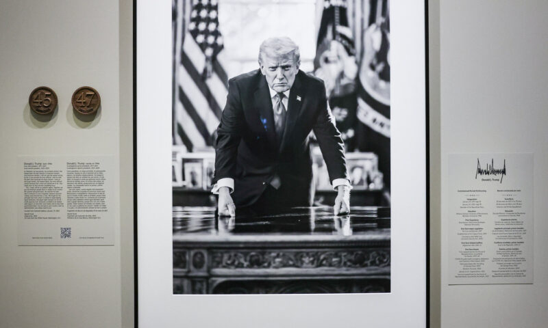 Smithsonian Adds Back Impeachment Language to Label on Trump Portrait