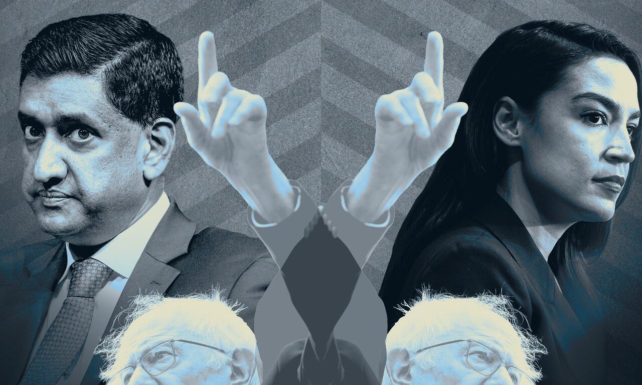 Khanna and AOC battle is “Old Bernie” vs. “New Bernie”