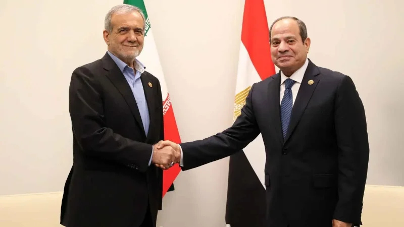 الرئيس المصري لنظيره الإيراني: نرفض أيّ اعتداء على دول الخليج