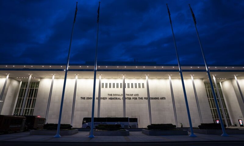 Trump’s name must be removed from Kennedy Center, judge orders