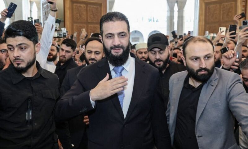 Syria’s Sharaa holds phone call with Trump, Syrian presidency says