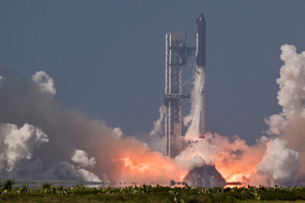 SpaceX launches its biggest Starship mega rocket yet on test flight