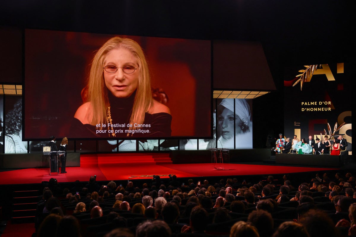 Barbra Streisand shares video message after cancelling her Cannes Film Festival appearance due to injury