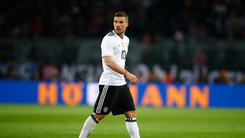 Podolski bows out on the pitch before taking over Polish club Gornik