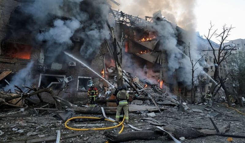 Russia kills 4 in massive Ukraine attack using nuclear-capable missile