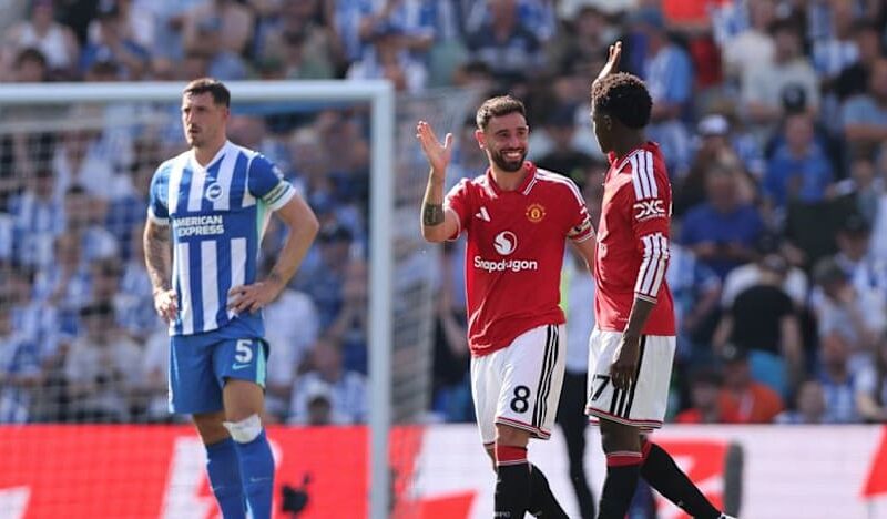 Man Utd’s Fernandes breaks Premier League assists record on final day of season