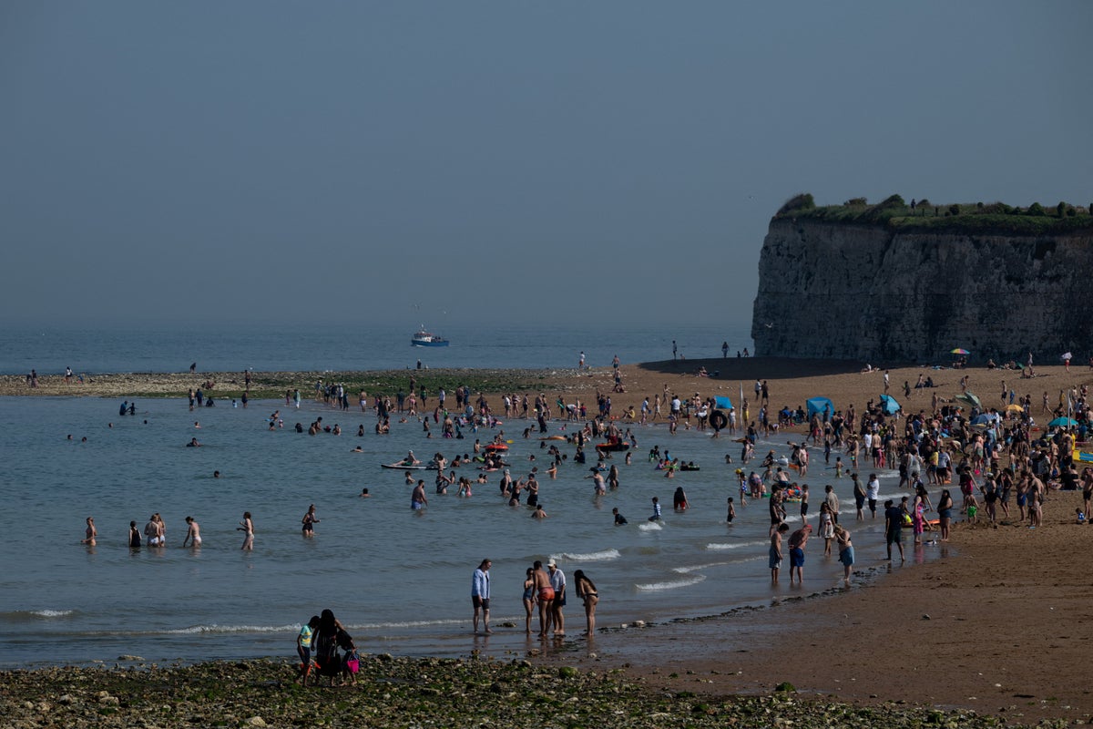 Hottest May day ever recorded in the UK as temperatures top 33C – and could still go higher