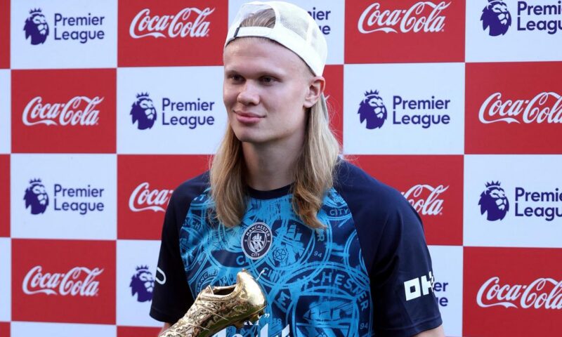 Haaland wins Golden Boot in Premier League for third time in four seasons