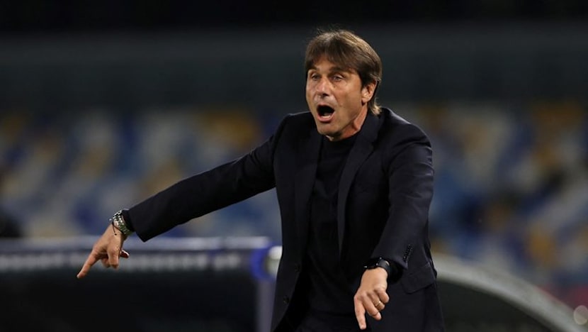 Napoli manager Conte announces departure after securing second place