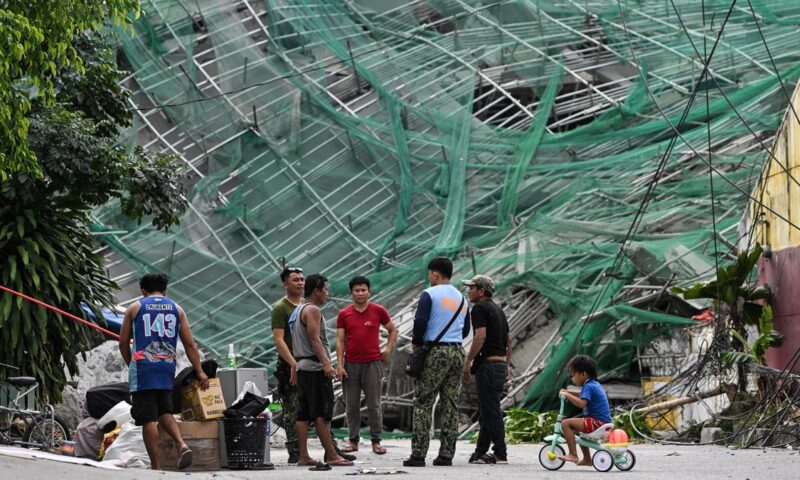 Death toll hits three in Philippine construction collapse, 17 missing