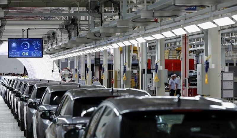 Thailand car production falls to lowest level in five years in April