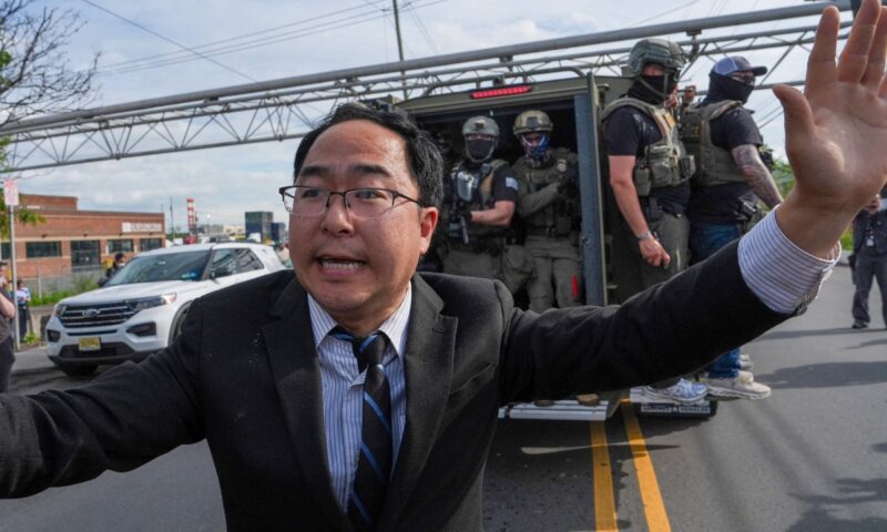 Senator pepper-sprayed at ICE protest says he fears New Jersey could see repeat of Minneapolis violence