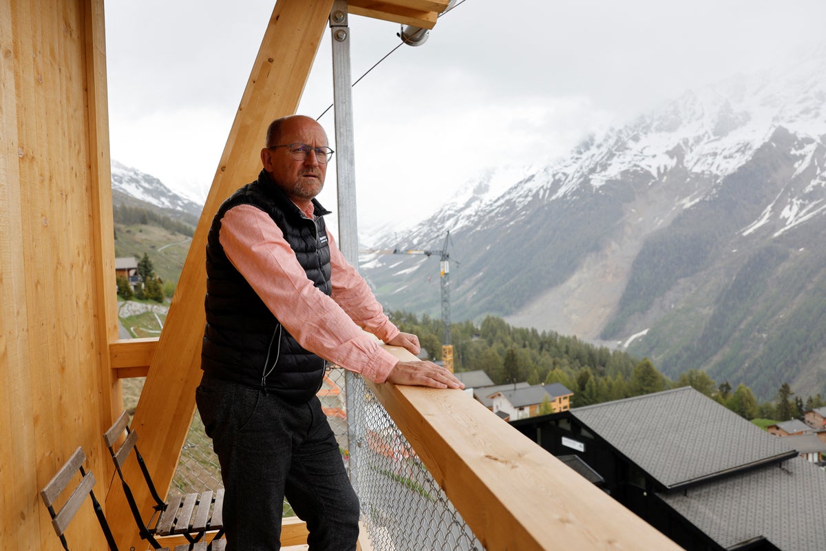 Villagers rebuild lives in Swiss Alps after homes wiped out by glacier collapse