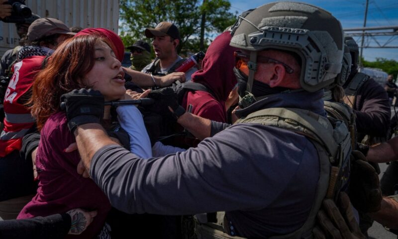 Dems say ICE is retaliating against hunger striking detainees as protesters swarm detention facility