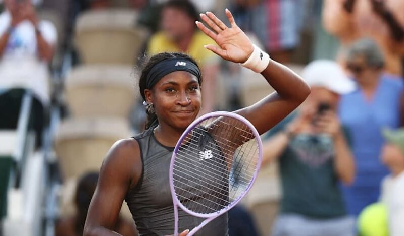 Defending champion Gauff earns straight sets win against qualifier Sherif