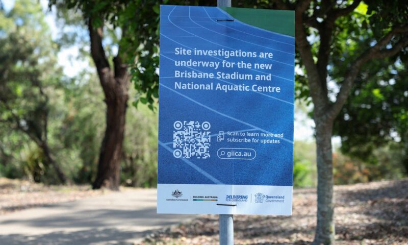 Five arrested as police clear Indigenous protest at Olympic stadium site