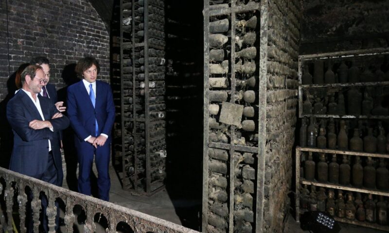 Stalin’s secret wine cellar of 40,000 bottles unsealed for first time