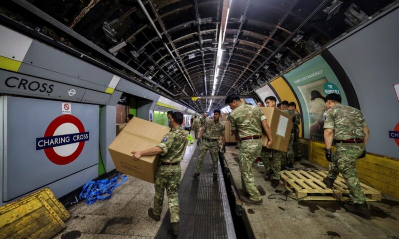 NATO tests command centre in unused London subway