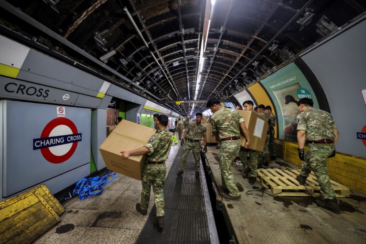 NATO tests command centre in unused London subway