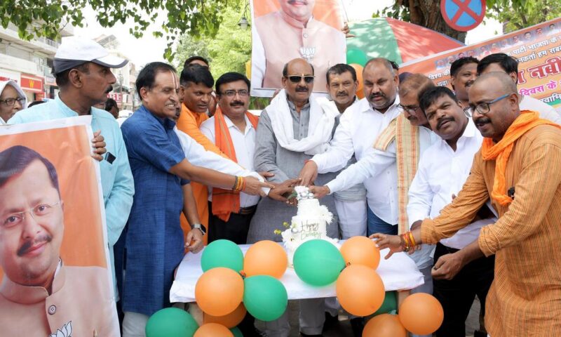 BJP President Nitin Nabin’s Birthday: Melody chocolates distributed among visually impaired children in Patna