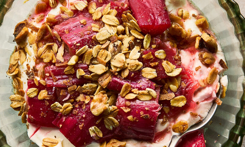How to Use Red Rhubarb in Breakfast and Dessert