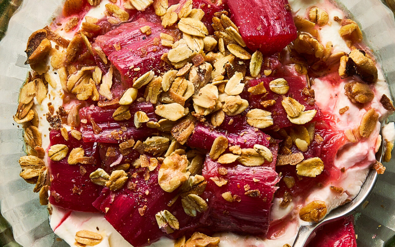 Roasted Rhubarb, Harissa Shrimp and the Only Ice Cream Recipe You’ll Ever Need