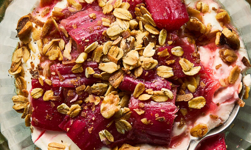 Roasted Rhubarb, Harissa Shrimp and the Only Ice Cream Recipe You’ll Ever Need