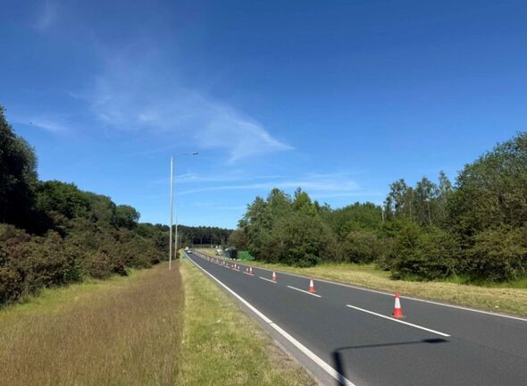 Human remains found off A617 Rainworth Bypass as cordon still in place