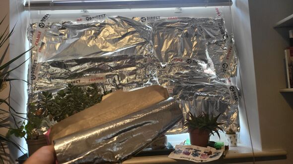 I tried kitchen tin foil on my windows to see if it really keeps house cool in heatwaves