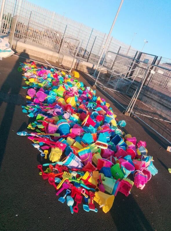 Fury as popular UK beach left covered in nappies and rubbish during heatwave