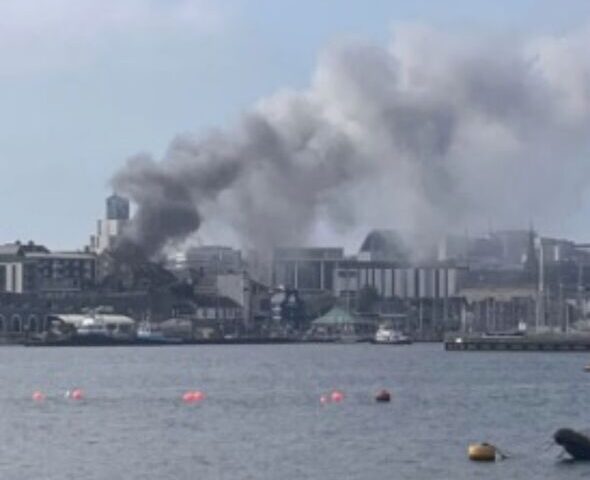 Plymouth fire LIVE: Huge blaze in Barbican area with smoke seen for miles