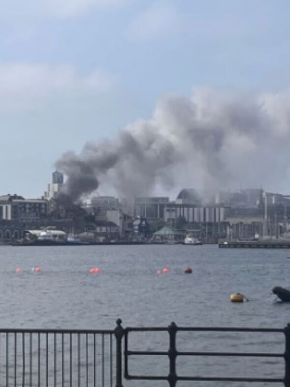 Plymouth fire LIVE: Huge blaze in Barbican area with smoke seen for miles