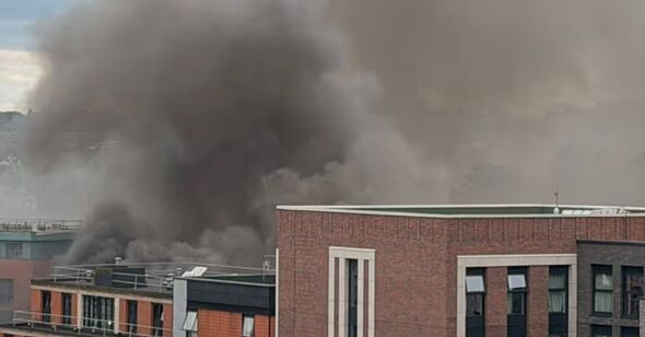 Nottingham fire LIVE: ‘Big explosion’ rocks city centre as thick smoke fills sky