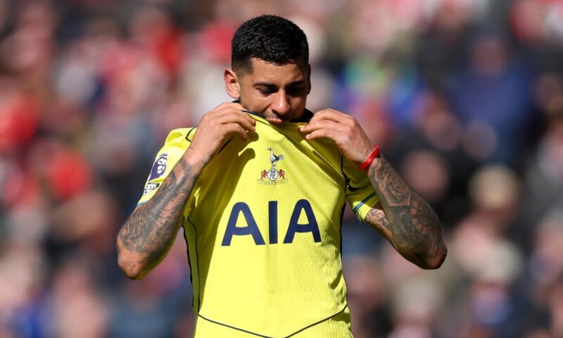 Tottenham captain Cristian Romero sparks fan fury by flying to Argentina before relegation decider