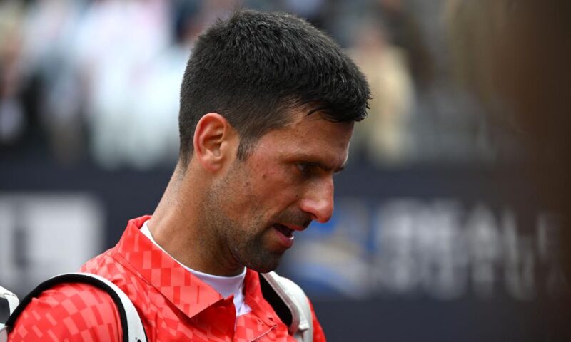 Holger Rune beats Novak Djokovic in rainy Italian Open quarterfinal clash