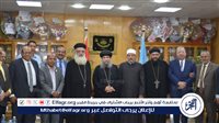 نائب رئيس جامعة الأزهر يستقبل مطراني الأرثوذكس والكاثوليك بأسيوط لتقديم التهنئة بعيد الأضحى المبارك