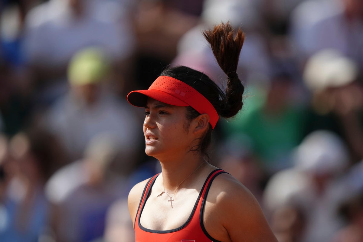 Emma Raducanu beaten in French Open first round for first time in her career