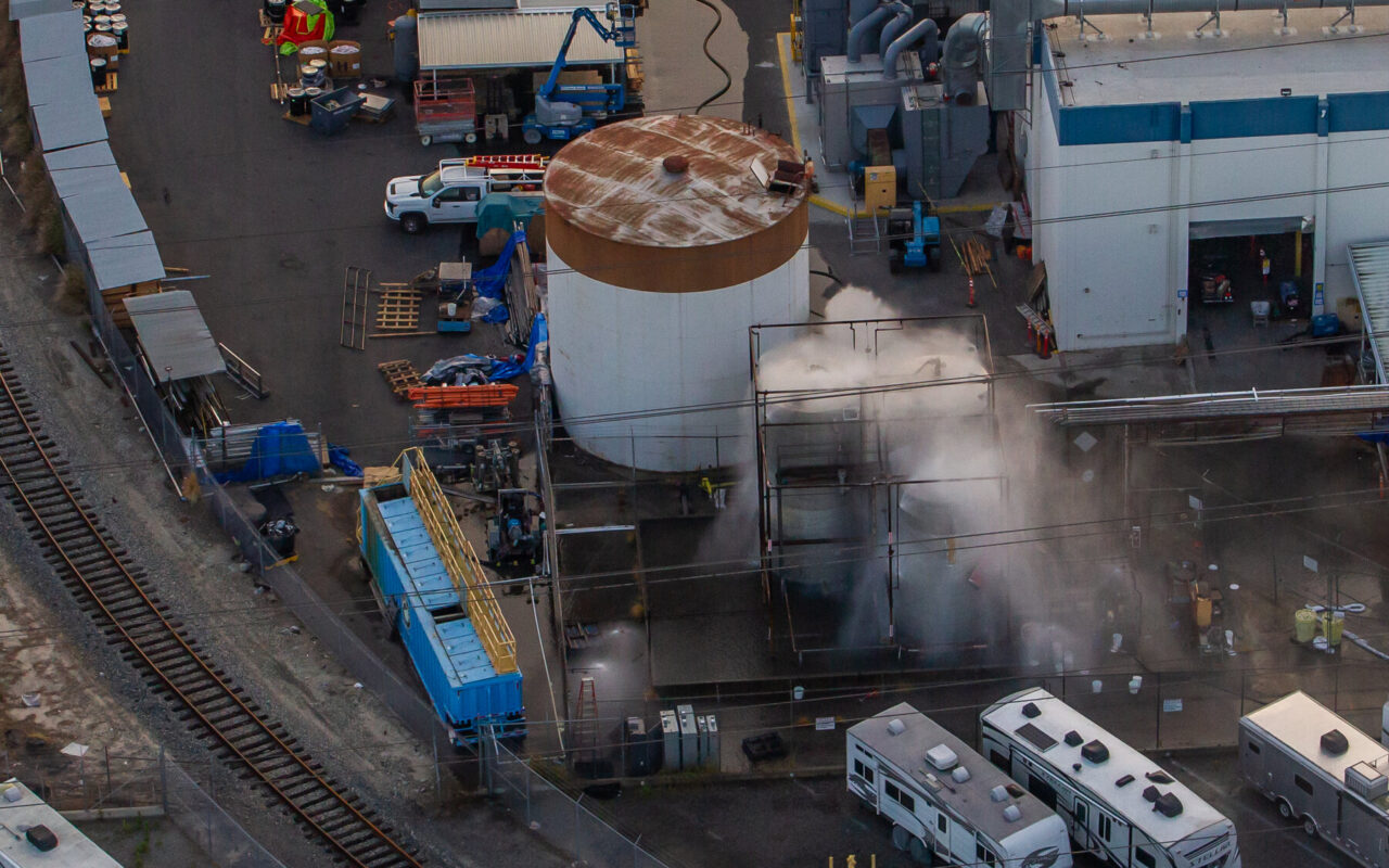 Firefighters Still Working to Cool Garden Grove Chemical Tank