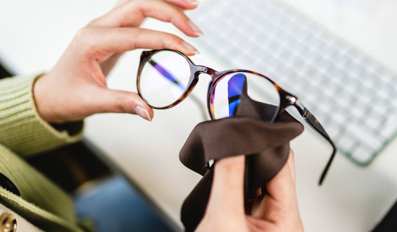This is how you should actually be cleaning your glasses
