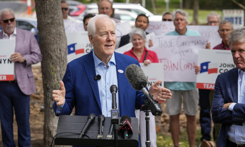 Ken Paxton defeats GOP Sen. John Cornyn in Texas primary runoff