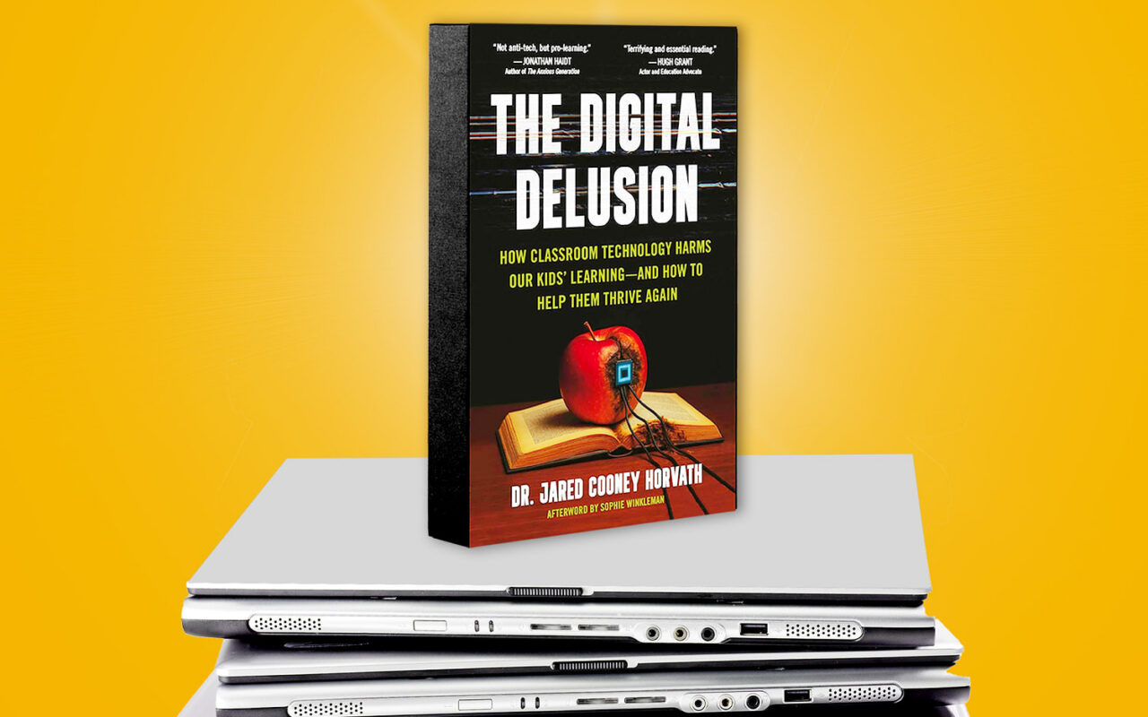 The book fueling a movement against screens in schools