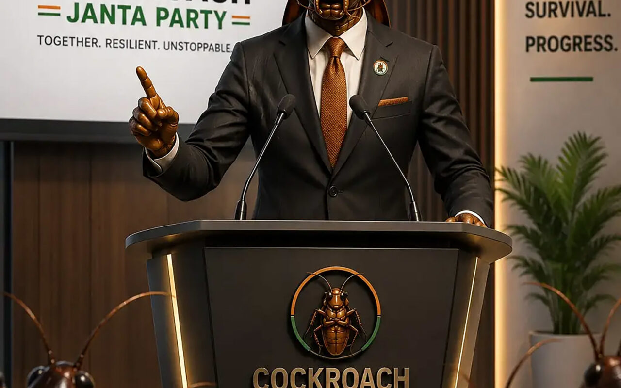 India’s ‘Cockroach Janata Party’ began as a joke. Then millions joined in.